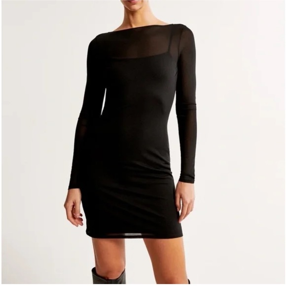 Abercrombie & Fitch Black Mini Dress - Picture 4 of 16